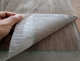 EV fleece back veneer