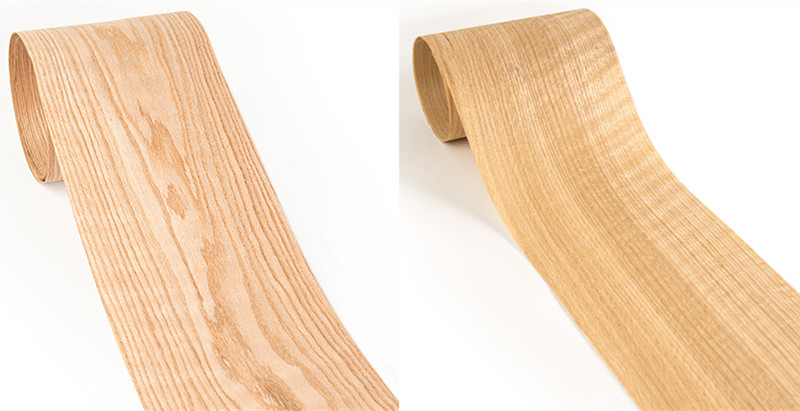 what is red oak veneer